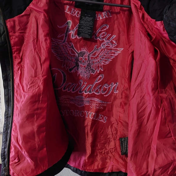 New w/ tags Harley Davidson Lambskin Jacket. - Picture 11 of 13